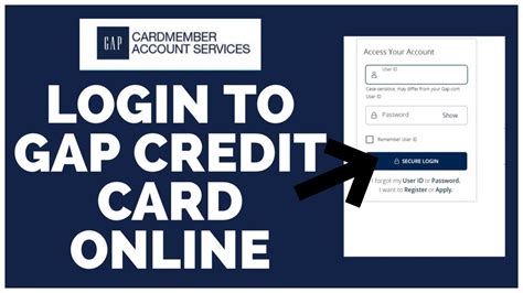 gap credit card login online